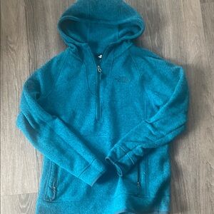 The North Face Women's Teal Zip-Up Sweater